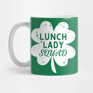 Lunch Lady Squad School Cafeteria Matching St Patricks Day Mug